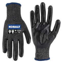 Gants Pour Homme En PEHP Kobalt, Enduits De Nitrile, Très Grand