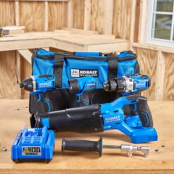 Ensemble De 4 Outils De 24 Volt Avec Batterie Li-ion Kobalt Sans Balai Avec étui Souple Avec Chargeur 9 Ensemble De 4 Outils De 24 Volt Avec Batterie Li-ion Kobalt Sans Balai Avec étui Souple Avec Chargeur -Kobalt Soldes Magasin 32018714e L