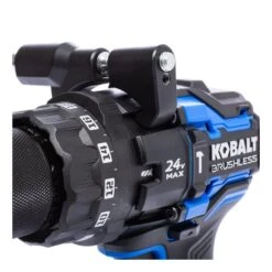 Perceuse à Percussion Kobalt XTR 24 V Sans Fil, 1/2 Po, Vitesse Variable, Batterie, Chargeur Et Accessoires Inclus -Kobalt Soldes Magasin 32165048c L
