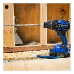 Perceuse à Percussion Kobalt XTR 24 V Sans Fil, 1/2 Po, Vitesse Variable, Batterie, Chargeur Et Accessoires Inclus -Kobalt Soldes Magasin 32165048d L