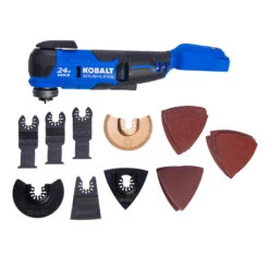 Ensemble 18 Pièces Avec Outil Oscillant 24 V Max Sans Fil Et Sans Balai De Kobalt, Outil Seul Sans Batterie 7 Ensemble 18 Pièces Avec Outil Oscillant 24 V Max Sans Fil Et Sans Balai De Kobalt, Outil Seul Sans Batterie -Kobalt Soldes Magasin 32165052c L