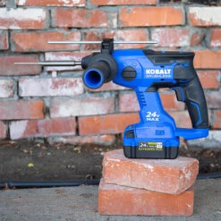Marteau Rotatif Kobalt 24 V Max, 7/8 Po, SDS Plus, Sans Fil, Bleu Et Noir, Outil Seul Sans Batterie -Kobalt Soldes Magasin 45595011c L