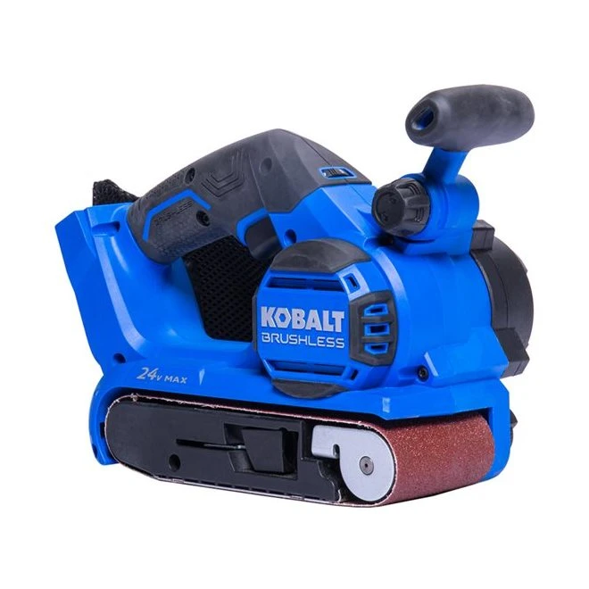 Ponceuse à Bande Sans Fil Kobalt 24 V, Moteur Sans Balai, Bleue Et Noire, Outil Seul Sans Batterie 3 Ponceuse à Bande Sans Fil Kobalt 24 V, Moteur Sans Balai, Bleue Et Noire, Outil Seul Sans Batterie – Image 3