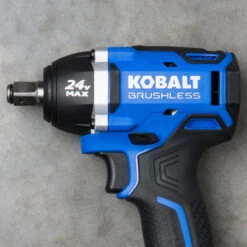 Kobalt Clé à Chocs Sans Fil Kobat 24 V Max, 1/2 Po, Bleue Et Noire, Moteur Sans Balai, Outil Seul Sans Batterie -Kobalt Soldes Magasin 45595050c L